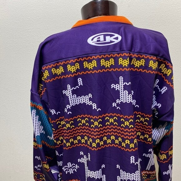 Sean Bonar - 2014-15 Orlando Solar Bears - Christmas Jersey - Back-Up Only XXL - Picture 7 of 12